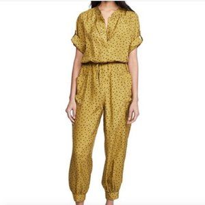 TANYA TAYLOR | Francis Green Silk Jumpsuit